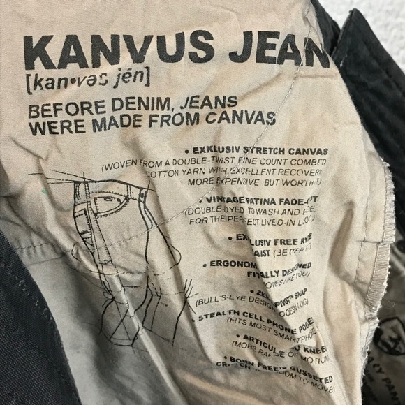 Kuhl Kanvus Jean Mens 38x32 Gray Relaxed Fit Outdoor Work Casual Pants - Picture 8 of 9